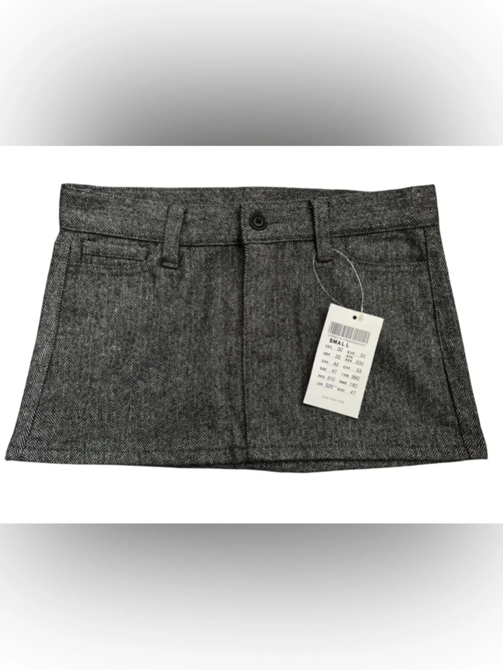 John Galt (by Brandy Melville) Noemi Wool Mini Skirt
